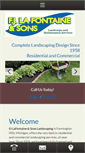 Mobile Screenshot of lafontainelandscaping.com